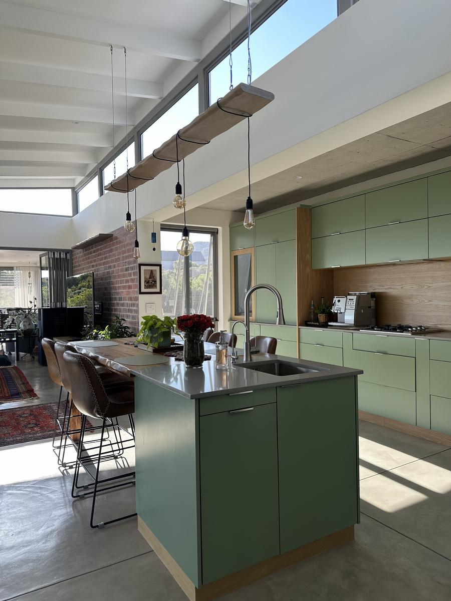 Kitchen island and dining