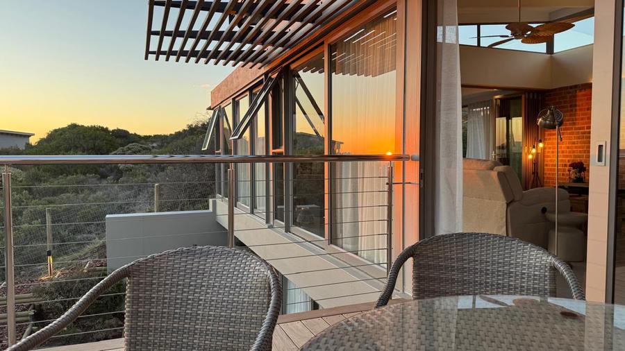 Sunset from the balcony